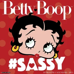Willow Creek 2025 Betty Boop 7" x 7" Yearly Wall Calendar (48047) Outlet