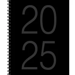 Willow Creek 2025 Black 8.5" x 11" Weekly & Monthly Planner (48894) Outlet