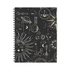 Willow Creek 2024-2025 Celestial 6.5" x 8.5" Academic Weekly & Monthly Planner, Paper Cover, Black/Gold (47422) Clearance