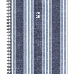 Willow Creek 2025 Chambray Stripe 6.5" x 8.5" Weekly Planner (48818)