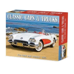 Willow Creek 2025 Classic Cars & Trucks 6" x 5.5" Day-to-Day Calendar, Multicolor (40744) Clearance