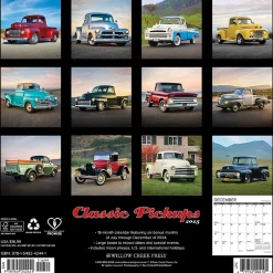 Willow Creek 2025 Classic Pickups 12" x 12" Monthly Wall Calendar (42441)