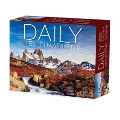Willow Creek 2025 Daily Destinations 2025 6.2" x 5.4" Day-to-Day Calendar (40782) Outlet