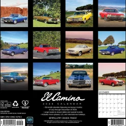 Willow Creek 2025 El Camino 12" x 12" Monthly Wall Calendar (42793) New