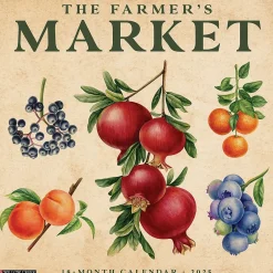 Willow Creek 2025 Farmers Market 12" x 12" Monthly Wall Calendar (46388) Sale