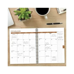 Willow Creek 2024-2025 Good Vibes 6.5" x 8.5" Academic Weekly & Monthly Planner, Paper Cover, Multicolor (46241) Clearance