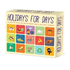 Willow Creek 2025 Holidays for Days 6.2" x 5.4" Day-to-Day Calendar (40874) Clearance