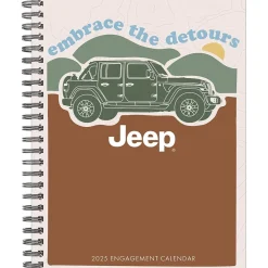 Willow Creek 2025 Jeep 6.5" x 8.5" Weekly Planner (47279) New