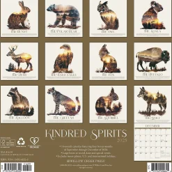 Willow Creek 2025 Kindred Spirits 12" x 12" Monthly Wall Calendar (48320) Hot