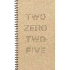 Willow Creek 2025 Kraft Year 3.5" x 6.5" Weekly Planner Cover (48740) Hot