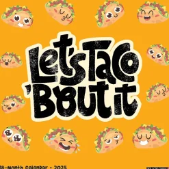 Willow Creek 2025 Let's Taco About It 12" x 12" Yearly Wall Calendar (46623) Best