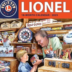 Willow Creek 2025 Lionel 12" x 12" Monthly Wall Calendar (43752) Clearance