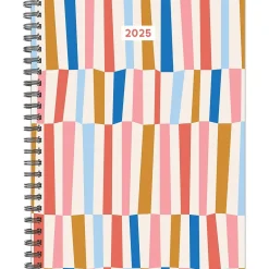 Willow Creek 2025 Modern Stripe 6.5" x 8.5" Weekly & Monthly Planner (48573) Discount