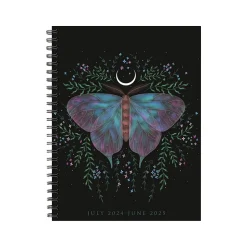 Willow Creek 2024-2025 Mystic Butterfly 6.5" x 8.5" Academic Weekly & Monthly Planner, Paper Cover, Multicolor (47460) New