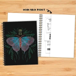 Willow Creek 2025 Mystic Butterfly 8.5" x 11" Weekly & Monthly Planner Cover (47378) Outlet