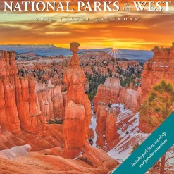 Willow Creek 2025 National Parks of the West 12" x 12" Monthly Wall Calendar (44148)