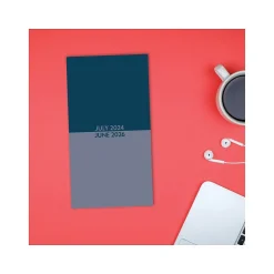 Willow Creek 2024-2026 Navy Duotone Academic Monthly Planner, Paper Cover, Navy/Slate Gray (47668) Hot