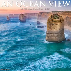 Willow Creek 2025 Ocean View 7" x 7" Monthly Wall Calendar (45893)