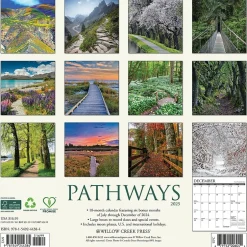Willow Creek 2025 Pathways 12" x 12" Monthly Wall Calendar (44384) New