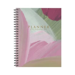 Willow Creek 2024-2025 Plum Abstract 8.5" x 11" Academic Weekly & Monthly Planner, Paper Cover, Multicolor (47606) Online