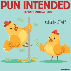 Willow Creek 2025 Pun Intended 7" x 7" Monthly Wall Calendar (45930) Sale