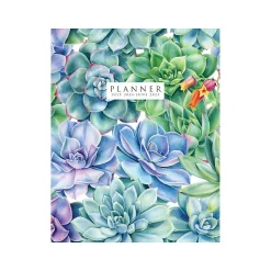 Willow Creek 2024-2025 Succulents 7.5" x 9.5" Academic Monthly Planner, Paper Cover, Multicolor (47644) New