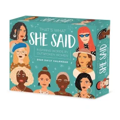 Willow Creek 2025 That's What She Said, Inspiring Women Quotes 6" x 5.5" Day-to-Day Calendar (41031) Outlet