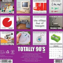 Willow Creek 2025 Totally 90s 12" x 12" Monthly Wall Calendar (45138) Online
