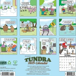 Willow Creek 2025 Tundra Comics 12" x 12" Monthly Wall Calendar (45176) Clearance