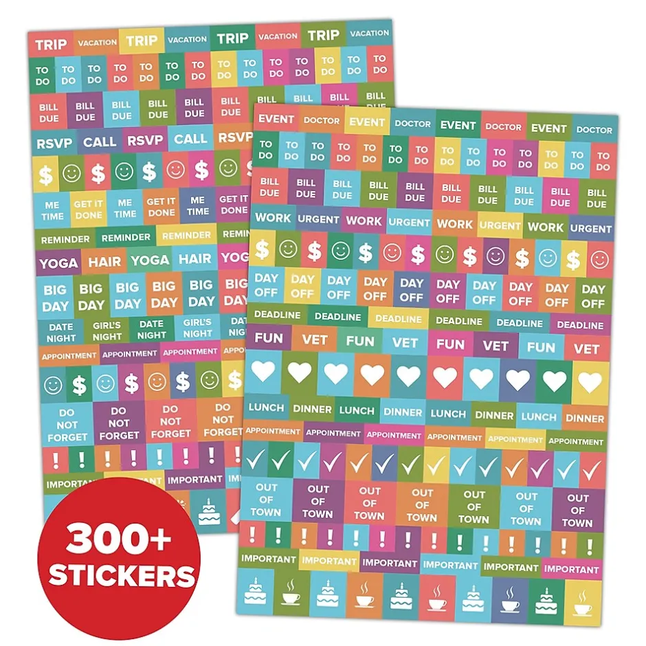 Willow Creek 2025 Watercolor Flora 6.5" x 8.5" Weekly Planner Cover, Multicolored (48887)