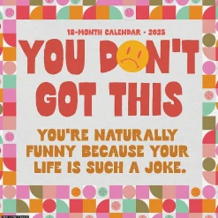 Willow Creek 2025 You Don't Got This 12" x 12" Monthly Wall Calendar (45565) Best