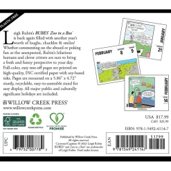 Willow Creek 2025 Zoo In A Box 6" x 5.5" Day-to-Day Calendar (41147) Discount