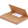 Partners Brand 12" x 10 1/2" x 2" Easy-Fold Mailers, 50/Bundle (M12102BFK)* Corrugated Mailers