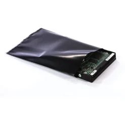 SI Products 12" x 16" Conductive Layflat Poly Bags, 4 Mil, Black, 100/Carton (6550)* Layflat Bags