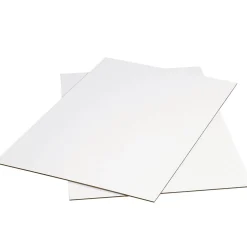 Partners Brand 48" x 96" Corrugated Pad, Single Wall, White, 5/Bundle (SP4896W)* Layer Pads
