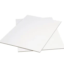 Partners Brand 36" x 36" Corrugated Pad, Single Wall, White, 5/Bundle (SP3636W)* Layer Pads