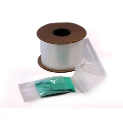 SI Products 4" x 8" Layflat Poly Bags, Bags on a Roll, 2 Mil, Clear, 1250/Roll (2642)* Layflat Bags