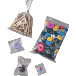 SI Products 3" x 8" Layflat Poly Bags, Bags on a Roll, 2 Mil, Clear, 1250/Roll (2619)* Layflat Bags