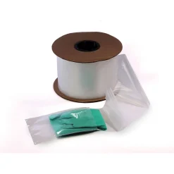 SI Products 4" x 5" Layflat Poly Bags, Bags on a Roll, 1.5 Mil, Clear, 3000/Roll (2634)* Layflat Bags