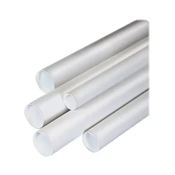Staples 3" x 24" Mailing Tube, White (H-3639)* Mailing Tubes