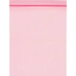 Partners Brand 3" x 5" Reclosable Poly Bags, 2 Mil, Pink, 1000/Carton (PBAS705)* Reclosable Poly Bags