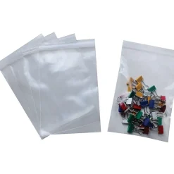 The Packaging Wholesalers 4" x 3" Reclosable Poly Bags, 2 Mil, Clear, 1000/Pack (PB3545)* Reclosable Poly Bags