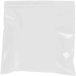SI Products 5" x 8" Reclosable Poly Bags, 2 Mil, White, 1000/Carton (PB3585)* Reclosable Poly Bags