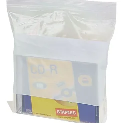 SI Products 8" x 10" Reclosable Poly Bags, 4 Mil, Clear, 1000/Carton (4010A)* Reclosable Poly Bags
