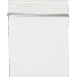 SI Products 6" x 6" Reclosable Poly Bags, 4 Mil, Clear, 1000/Carton (3730A)* Gusseted Poly Bags