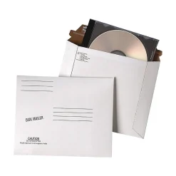 Quality Park 6.06" x 7.5" Self Seal Fiberboard Mailers, CD/DVD, 100/Carton (QUA64117)* Padded Mailers