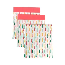 Happy Mail 8.5" x 11" Self-Sealing Padded Bubble Mailer, Multicolor, 3/Pack (246457)* Bubble Mailers