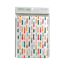 Happy Mail 6" x 9" Self-Sealing Padded Bubble Mailer, Multicolor, 3/Pack (246454)* Bubble Mailers