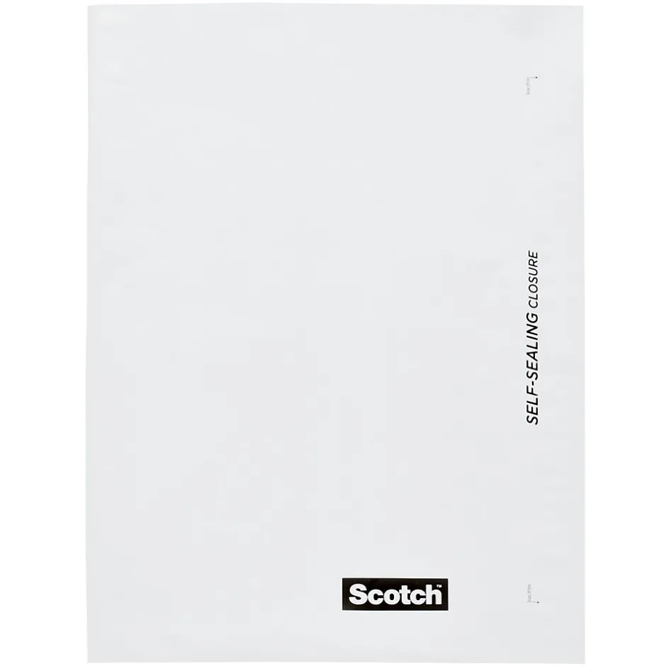Scotch 14.25" x 18.75" Self-Sealing Poly Mailer, #3, White, 3/Pack (8990W-3)* Poly Mailers
