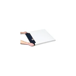 Unbranded 20" x 16" x 1" - White Jumbo Fold-Over Mailer, 20/Bundle* Corrugated Mailers